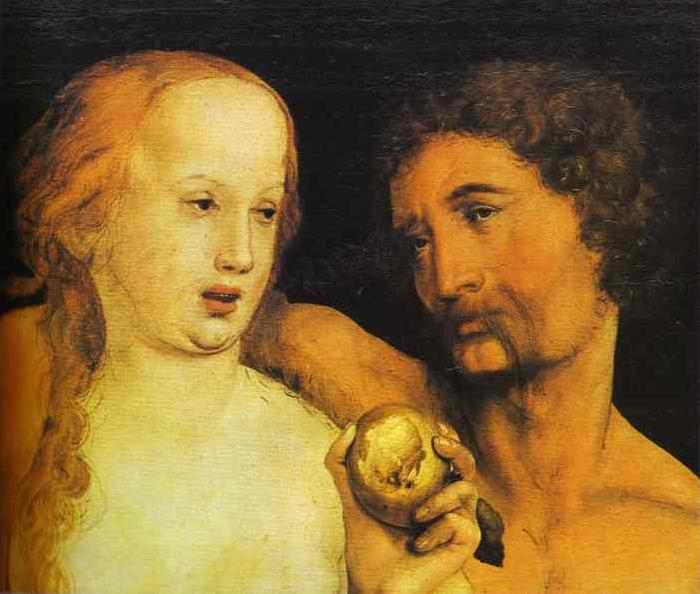 Hans holbein the younger Adam and Eve oil painting image
